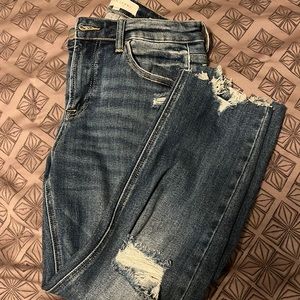 adorable jeans i bought from a boutique!! you can wear straight or rolled